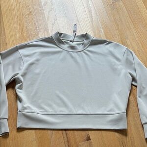Lululemon ribbed cropped sweatshirt